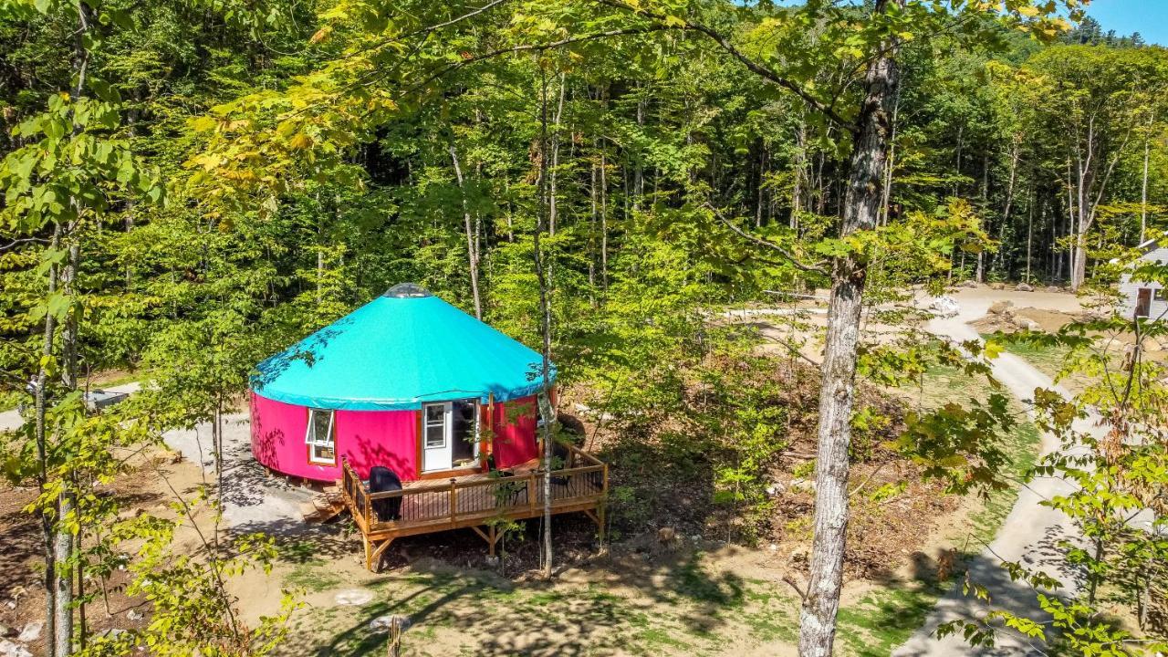 Yourtes Glamping Du Poisson Blanc Notre-Dame-du-Laus Exterior photo